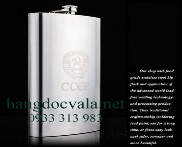 Bình rượu inox Hip Flask CCCP maximum size 64 oz ( 1,9L)